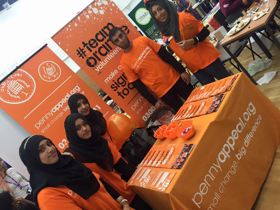 #TeamOrange volunteers